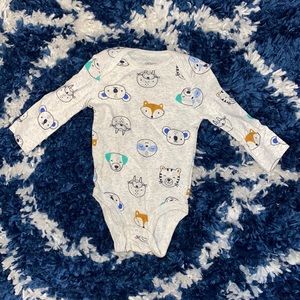 Friendly Faces 3 Month Onesie